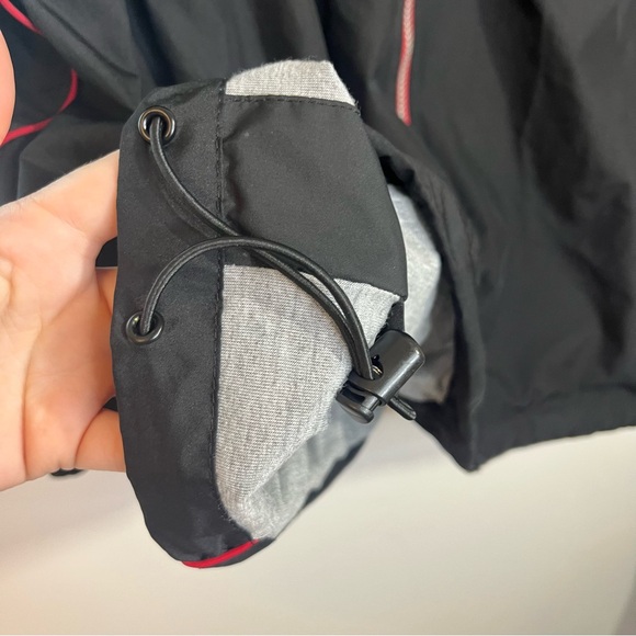 Holloway Northwest Nazarene University NNU Full Zip Windbreaker Jacket Black Red - Picture 8 of 12